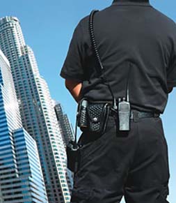 Security Guard services for all of your companies needs, Treks Force Security Guard at the Front Desk